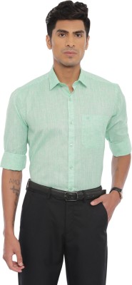 Ariser Men Solid Formal Green Shirt