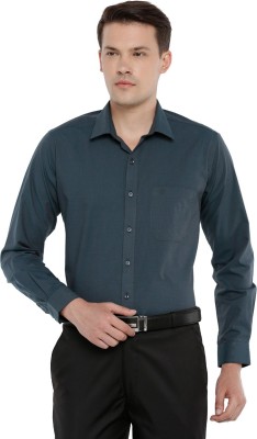 Ariser Men Solid Formal Blue Shirt