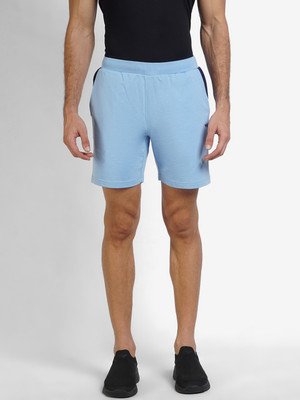 Wildcraft Solid Men Blue Casual Shorts