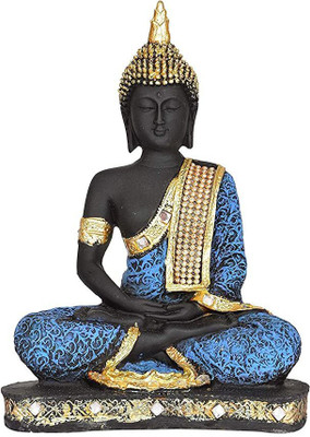 SUKHCHAIN Decorative Showpiece  -  15 cm(Polyresin, Blue)