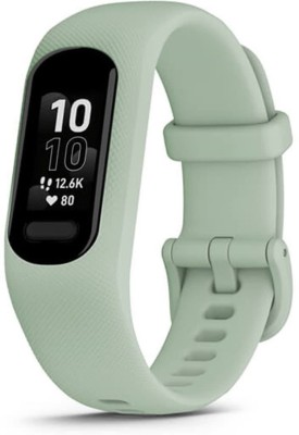 GARMIN Vivosmart 5, Fitness Tracker with Pulse Ox and HRM, upto 7 days of battery life Smartwatch(Green Strap, S)