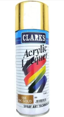 Clarks Gold Spray Paint 400 ml(Pack of 1)