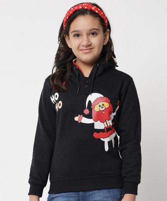 Nick &Jones Full Sleeve Printed Girls Sweatshirt