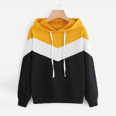 Smart Colors Full Sleeve Color Block Women Sweatshirt