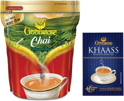 Goodricke Chai Combo - Chai Leaf Tea (1kg) + Khaass Assam Tea (250g) Black Tea Box(2 x 625 g)