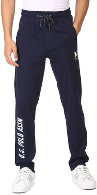 U.S. POLO ASSN. Printed Men Blue Track Pants