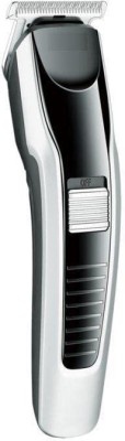 TechBuddy H T C AT-538 Trimmer l Rechargeable Professional Hair Trimmer for Men & Women Trimmer 44 min  Runtime 4 Length Settings(Grey)