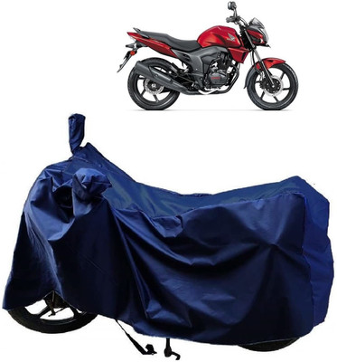 KEDIT Two Wheeler Cover for Honda(Trigger, Blue)