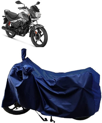 KEDIT Two Wheeler Cover for Hero(Passion Pro, Blue)