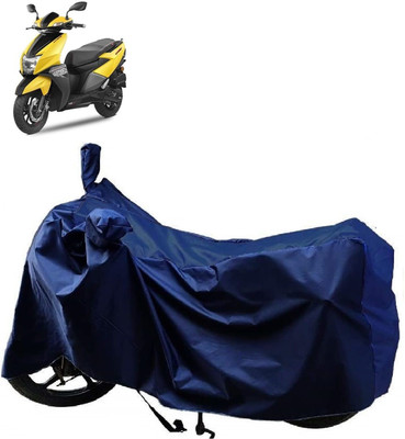 KEDIT Two Wheeler Cover for TVS(NTORQ, Blue)