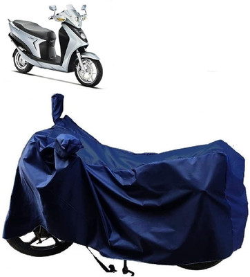 KEDIT Two Wheeler Cover for Hero(Leap Hybrid SES BS6, Blue)
