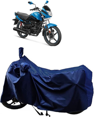KEDIT Two Wheeler Cover for Hero(Splendor I Smart, Blue)