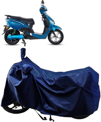 KEDIT Two Wheeler Cover for Hero(Electric Optima Plus, Blue)