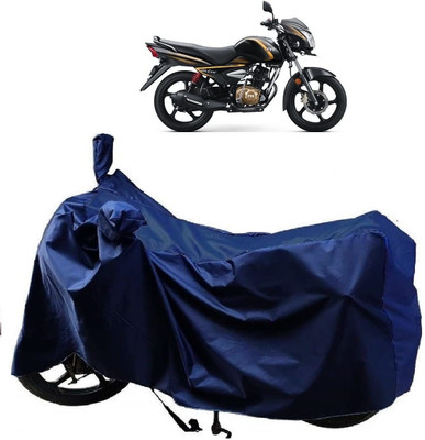 KEDIT Two Wheeler Cover for TVS(Victor Premium, Blue)