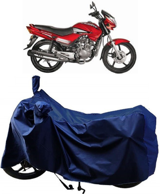 KEDIT Two Wheeler Cover for Hero(Ambition, Blue)