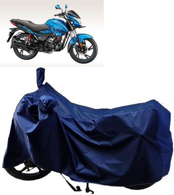 KEDIT Two Wheeler Cover for Hero(Glamour Programmed FI BS6, Blue)