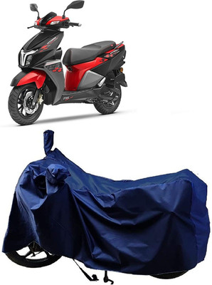 KEDIT Two Wheeler Cover for TVS(Ntorq 125, Blue)