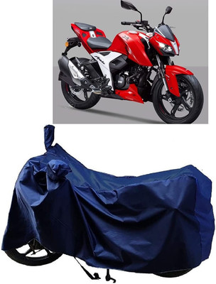 KEDIT Two Wheeler Cover for TVS(Apache RTR 310, Blue)