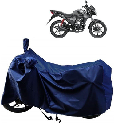 KEDIT Two Wheeler Cover for Honda(CB Twister, Blue)