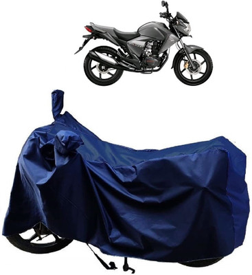 KEDIT Two Wheeler Cover for Honda(Unicorn Dazzler, Blue)