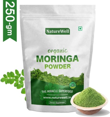 Naturewell Organic Moringa (Olifera) Leaf Powder- Powerful Vitamins & Antioxidants-250g(250 g)