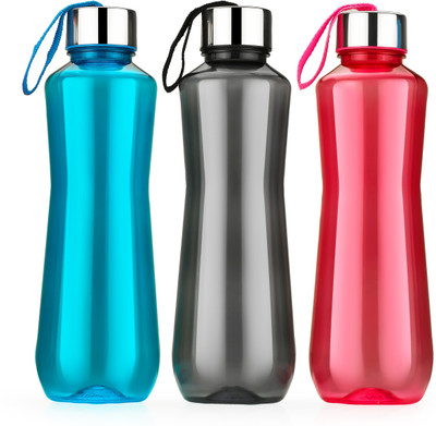 HASHFLOW 1000 ml Plastic Bottle(Pack of 3, Multicolor)