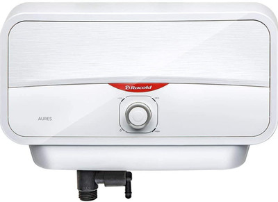 Racold 0.4 L Instant Water Geyser (Aures 5.5Kw, White)