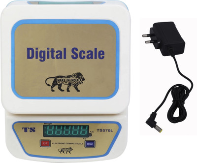 CHHOKRA Digital 1Gram-30 Kg Weight Scale Big Double Display LCD Kitchen Re-Chargeable Weighing Scale(White)