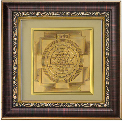 Pray Everyday Shri Yantra Gold Yantra(Pack of 1)