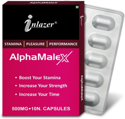 inlazer Alpha MaleX | Organic Tablet Restore Endurance & S-exual Strength(Pack of 3)