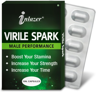 inlazer Virile Spark S-exual Pills Restores Endurance & S-exual Testorane Level(Pack of 2)