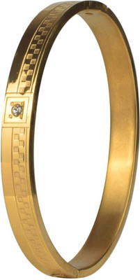 Laksh Alloy Crystal Gold-plated Bracelet