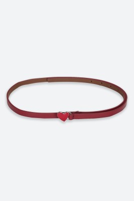 FOREVER 21 Women Red Artificial Leather Belt