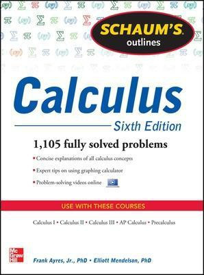 Schaum's Outline of Calculus, 6th Edition(English, Electronic book text, Ayres Frank)