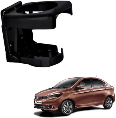SPREADX Stylish Car Glass/ Cup/ Bottle Holder 1 pcs Black Colour for Tata Tigor Car Bottle Holder(Plastic)