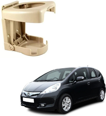 SPREADX Stylish Car Glass/ Cup/ Bottle Holder 1 pcs Beige Colour for Honda Jazz Type-1 Car Bottle Holder(Plastic)