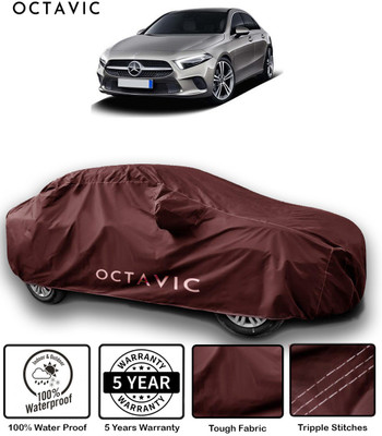 octavic Car Cover For Mercedes Benz A-Class Sedan (With Mirror Pockets)(Maroon)