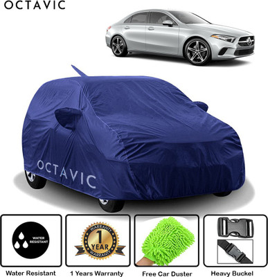 octavic Car Cover For Mercedes Benz A-Class Sedan (With Mirror Pockets)(Blue)