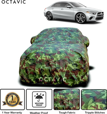 octavic Car Cover For Mercedes Benz A-Class Sedan (With Mirror Pockets)(Green)