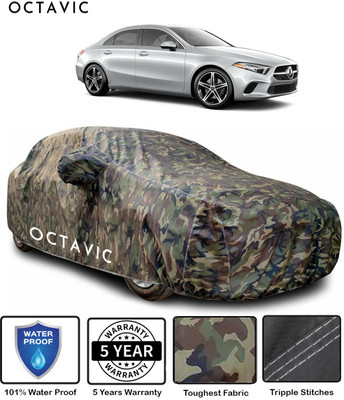octavic Car Cover For Mercedes Benz A-Class Sedan (With Mirror Pockets)(Green)
