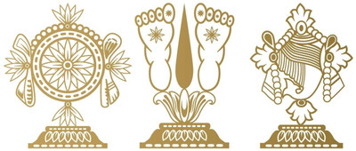 WALLDESIGN Sticker & Decal for Car(Gold)