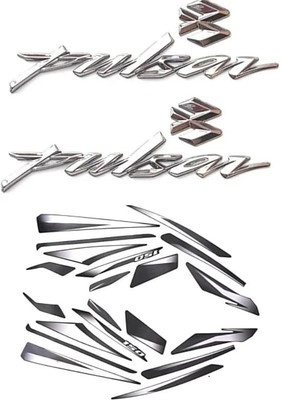 BR BULL Sticker & Decal for Bike(Silver)