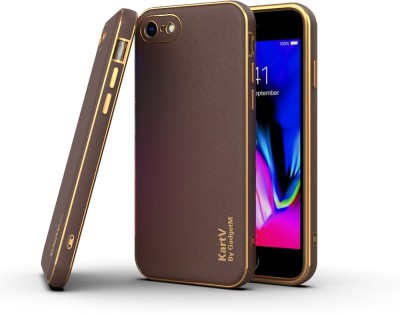 KartV Back Cover for Apple iPhone 7, Apple Iphone 8, Apple Iphone SE 2020, Apple iPhone 7, Apple iPhone 8, Iphone SE 2020(Brown, Gold, Electroplated, Pack of: 1)