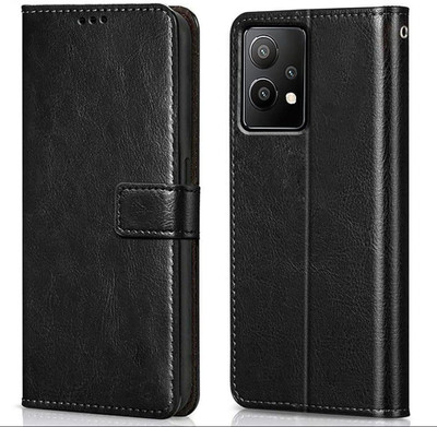 Coverage Flip Cover for OnePlus Nord CE 2 Lite 5G(Black, Magnetic Case, Pack of: 1)