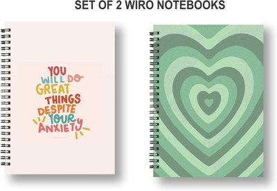 Papco Dot grid notebooks A5 Diary Dot grid 144 Pages(Multicolor, Pack of 2)