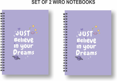 Papco Dot grid notebooks A5 Diary Dot grid 144 Pages(Multicolor, Pack of 2)