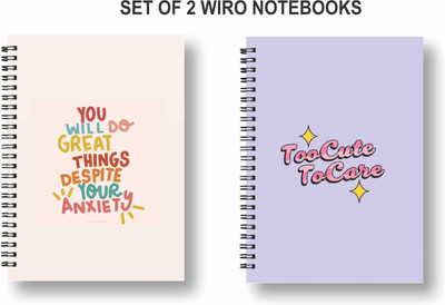 Papco Dot grid notebooks A5 Diary Dot grid 144 Pages(Multicolor, Pack of 2)