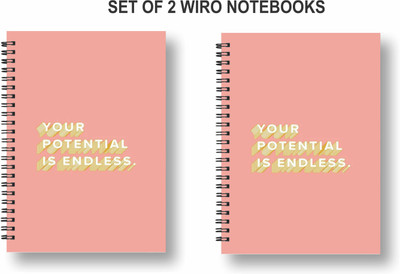 Papco Dot grid notebooks A5 Diary Dot grid 144 Pages(Multicolor, Pack of 2)