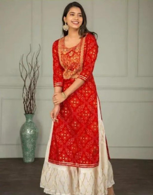 saanvi collection Women Kurta Palazzo Set