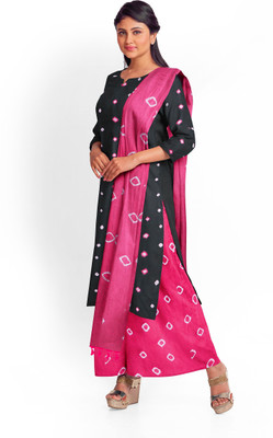 het designer studio Georgette Printed Kurta & Palazzo Material